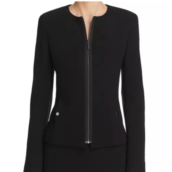 Hugo Boss Jackets & Blazers - BOSS Black Kiranelli Zip Front Jacket Blazer
